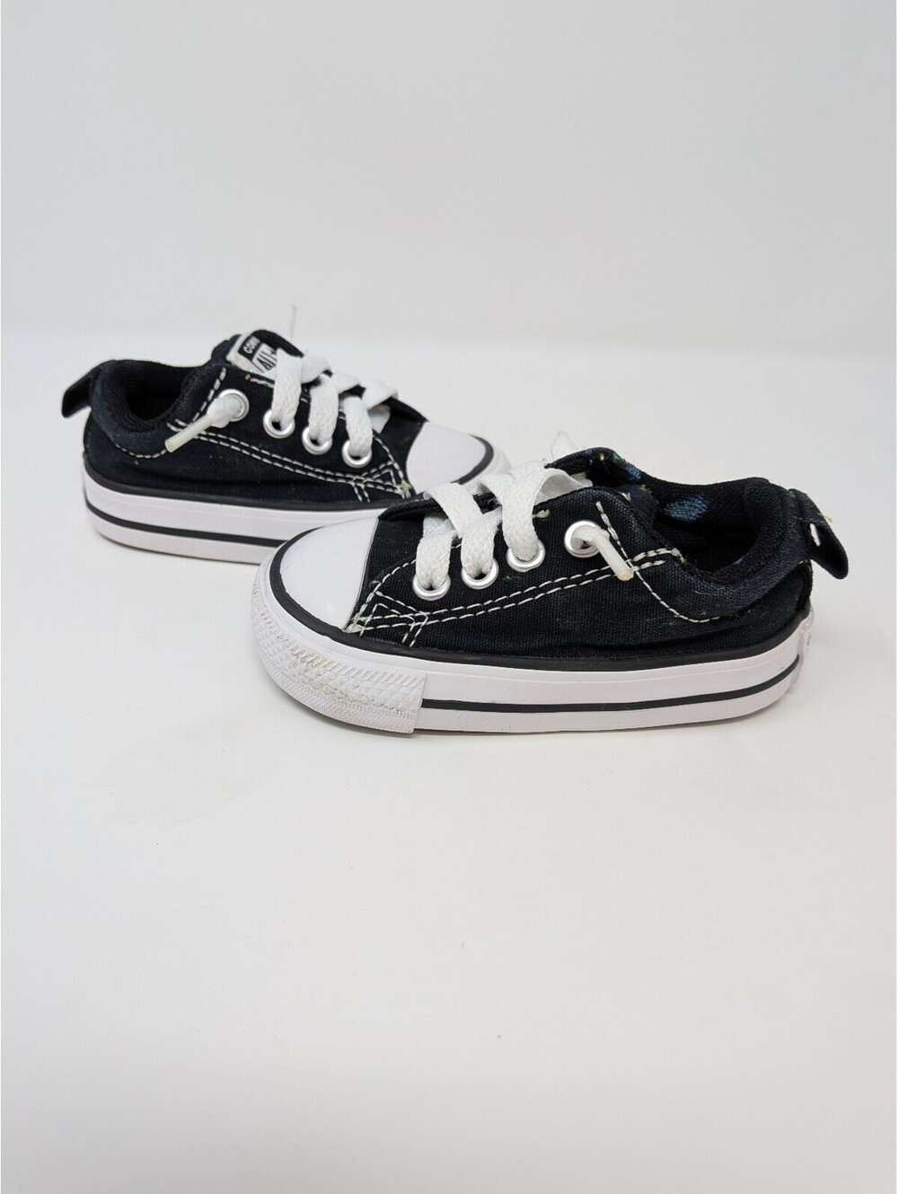 Converse Chuck Taylor All Star Toddler Size 3 Black White A01689F Low Top